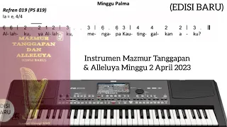 Instrumen Mazmur Tanggapan ( EDISI BARU ) - Minggu Palma Minggu 2 April 2023 - Tahun A