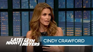 Cindy Crawford Loves Getting Social Media Tips from Her Daughter - Late Night with Seth Meyers