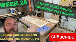 How I make freestanding vanity Cabinets & Getting over a workshop mistake! Plus some Plastering #28