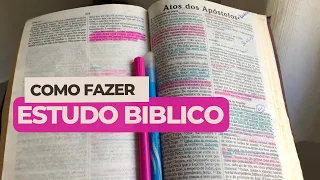 Cinco Passos Para Começar o ESTUDO BIBLICO ❤️‍🔥