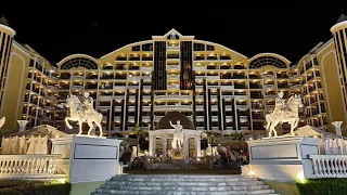 Night Walk At IMPERIAL PALACE HOTEL***** Sunny Beach 2022 #overcrowdedsunnybeach