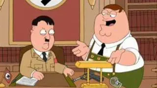 family guy - peter griffin and uncle adolf hitler