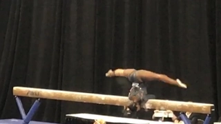 Hallie Mossett (UCLA) Balance Beam 2017 NCAA Semifinals