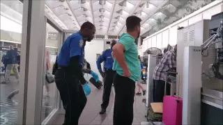 TSA Harassing a 92 Year Old for Filming Grope Down