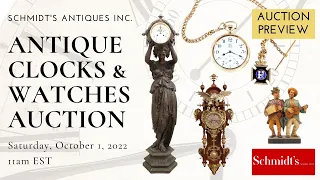 Schmidt's Antiques Inc. October Clock Auction Preview