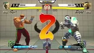 Bonchan (Sagat) vs Snake Eyez (Zangief, Evil Ryu) - Final Round 18 USF4 - 720p 60fps
