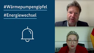 Pressestatement zum Wärmepumpen-Gipfel von Robert Habeck und Klara Geywitz