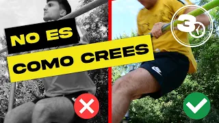 💪LA MUSCLE UP TIENE UN SOLO SECRETO💪 | Calistenia PRINCIPIANTE