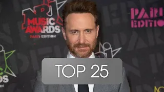 Top 25 Most streamed DAVID GUETTA Songs (Spotify) 29. June 2021