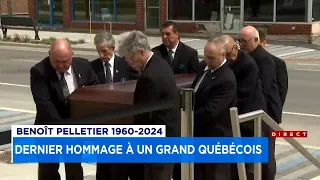 Un dernier adieu à Benoît Pelletier, ardent défenseur du Québec - reportage