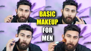 Basic Makeup For Men | Natural Looking Makeup | Men's Basic Daily Makeup Tutorial