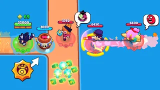 IQ 1000 PERFECT TIMING vs CLOWNS GOT DESTROYED 🤡 Brawl Stars 2023 Funny Moments, Wins, Fails ep.1084