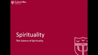 The Science of Spirituality​ - Ageing With Expectations, February 2024