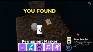 How To Get The Permanent Marker In Roblox Find The Markers