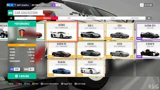 Forza Horizon 4 (2021) - All Cars | List (Including All DLC) (730 Cars) (XSX UHD) [4K60FPS]