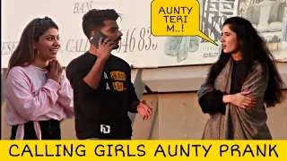 Calling Cute Girls AUNTY Prank @CrazyPrankTV