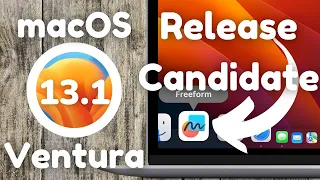 macOS Ventura 13.1 RC - What's New?