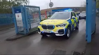 5X Firearms Deployment Responding Greater manchester police