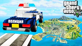 ПРЫЖКИ НА МАШИНКАХ ЛЕГО ЧЕРЕЗ ВСЮ КАРТУ В ГТА 5 МОДЫ! LEGO ОБЗОР МОДА GTA 5! ГТА МОД MODS ИГРЫ