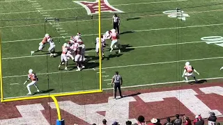 OU Crowd Celebrates After Game Winning Catch against Texas 2023