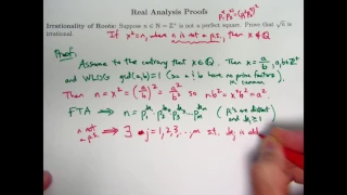 Prove Square Roots of Non-Perfect Squares are Irrational