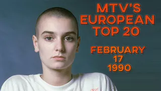 MTV's European Top 20 - 17 FEBRUARY 1990