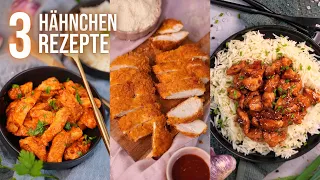 DREI geniale und einfache Arten Hähnchen zuzubereiten 😍🤌 Mittagessen-Ideen