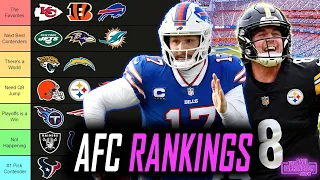 Ranking EVERY AFC Team by Super Bowl Chances | NFL Tiers List | The Paul Farrington Show