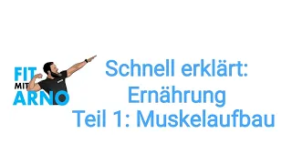 fitmitarno: Schnell erklärt: Ernährung Teil 1: Was Du verändern musst, um mehr Muskeln zu bekommen!