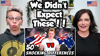 American Couple Reacts: AUSTRALIA VS AMERICA! 50 DIFFERENCES! FIRST TIME REACTION!! Aussie Culture!