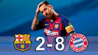 اعظم إهانه في تاريخ دوري الأبطال 🔥🤯 بايرن ميونخ 8-2 برشلونة /دوري الابطال 2020/فضيحه تاريخية🔥/ FHD