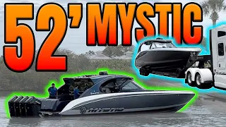 2400HP - 52 Foot Mystic Shows Up At North Causeway!