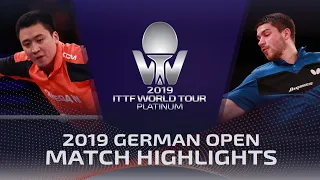 Jeoung Youngsik vs Patrick Franziska | 2019 ITTF German Open Highlights (1/4)