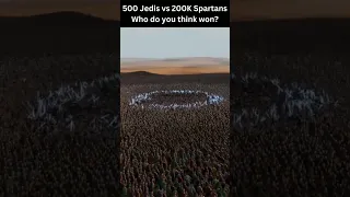 500 Jedi Knights vs 200K Spartans #uebs2 #jedi #starwars #spartan