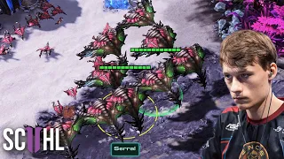 Serral's MASS BROOD LORDS - Starcraft 2: Serral vs. ByuN