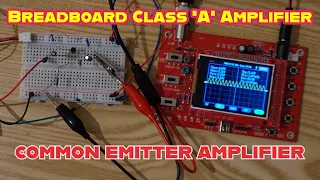 BJT Common Emitter Amplifier for breadboard