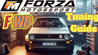 How To Tune Cars in forza motorsport: Ultimate FWD Tuning Guide 🏁