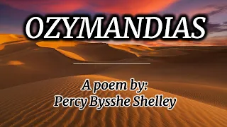 OZYMANDIAS - A poem by: Percy Bysshe Shelley  (Powerful Life Poetry)