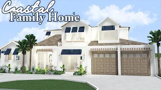 Coastal Family Home Speedbuild | ROBLOX Bloxburg