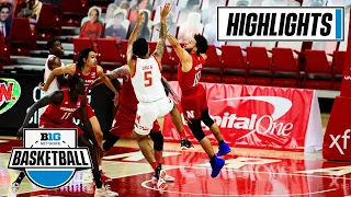 Nebraska at Maryland | Huskers, Terps Run It Back | Feb. 17, 2021 | Highlights