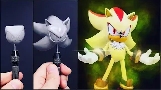 Create Super Shadow with Clay / Sonic the hedgehog [kiArt]