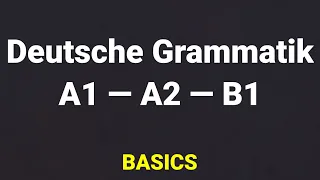 Deutsch Grammatik, Basics of the German Grammar, Präpositionen, Pronomen, Verben, Konjunktiv II,