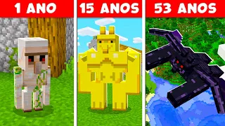 EVOLUÇÃO DA VIDA DO IRON GOLEM NO MINECRAFT