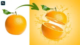 Orange Slice Effect In Photoshop tutorial | Easy Tricks