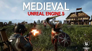 Best MEDIEVAL Games in UNREAL ENGINE 5 coming out in 2024