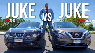 NUOVA Nissan JUKE 2020 vs VECCHIA: SFIDA dopo 10 ANNI