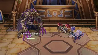 Another Eden x Tales Of Symphonia/Arise: Demon Nebrione Optional Boss Fight Battle! Souleater Sword!