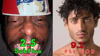 ACCURATE MEN LOOKS RATINGS 1/10 .. PSL GODS, CHAD, NORMIE,SUBFIVE