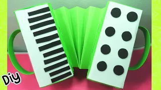 ACORDEON DE CARTÓN RECICLADO 🤩  Diy Manualidades