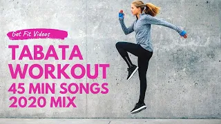 45 Minute TABATA Workout Songs | Tabata Songs | Tabata Mix | Timer & Music | Tabata HIIT Training